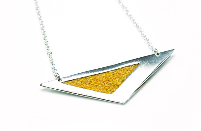 Approx 65x20mm in dimension - Sterling Silver - 18inch chain